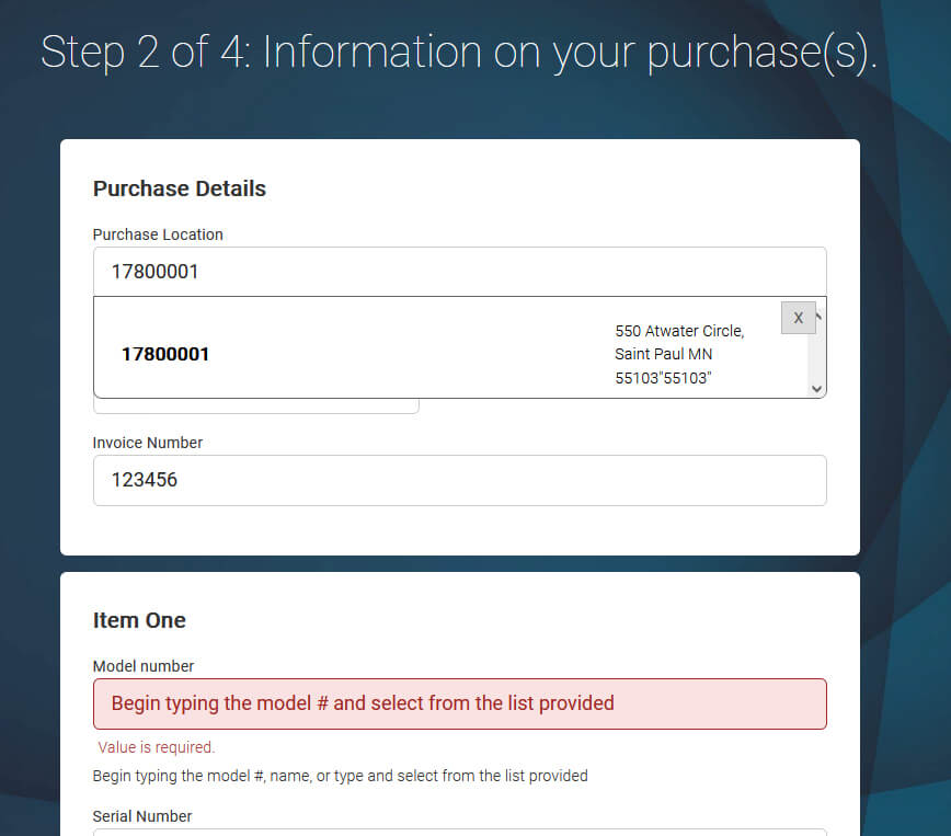 Submitting a rebate - Warners' Stellian